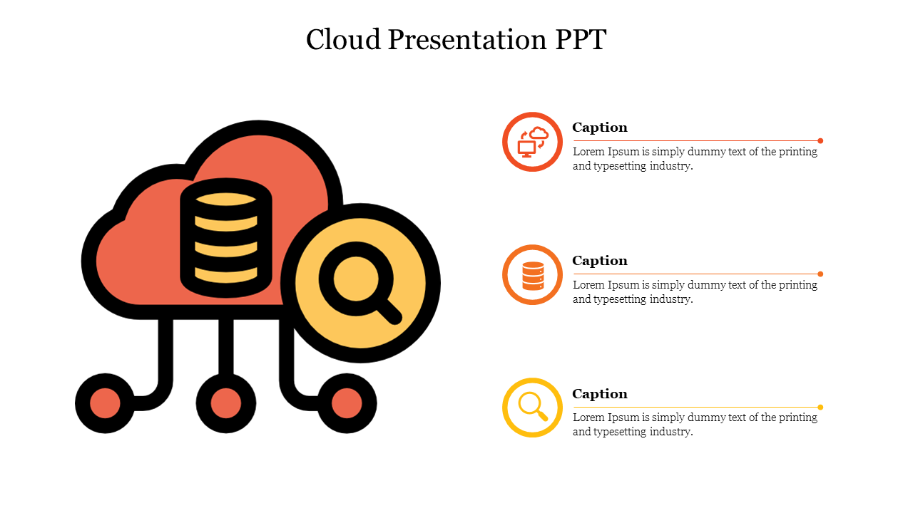 Best Cloud Presentation PPT Template