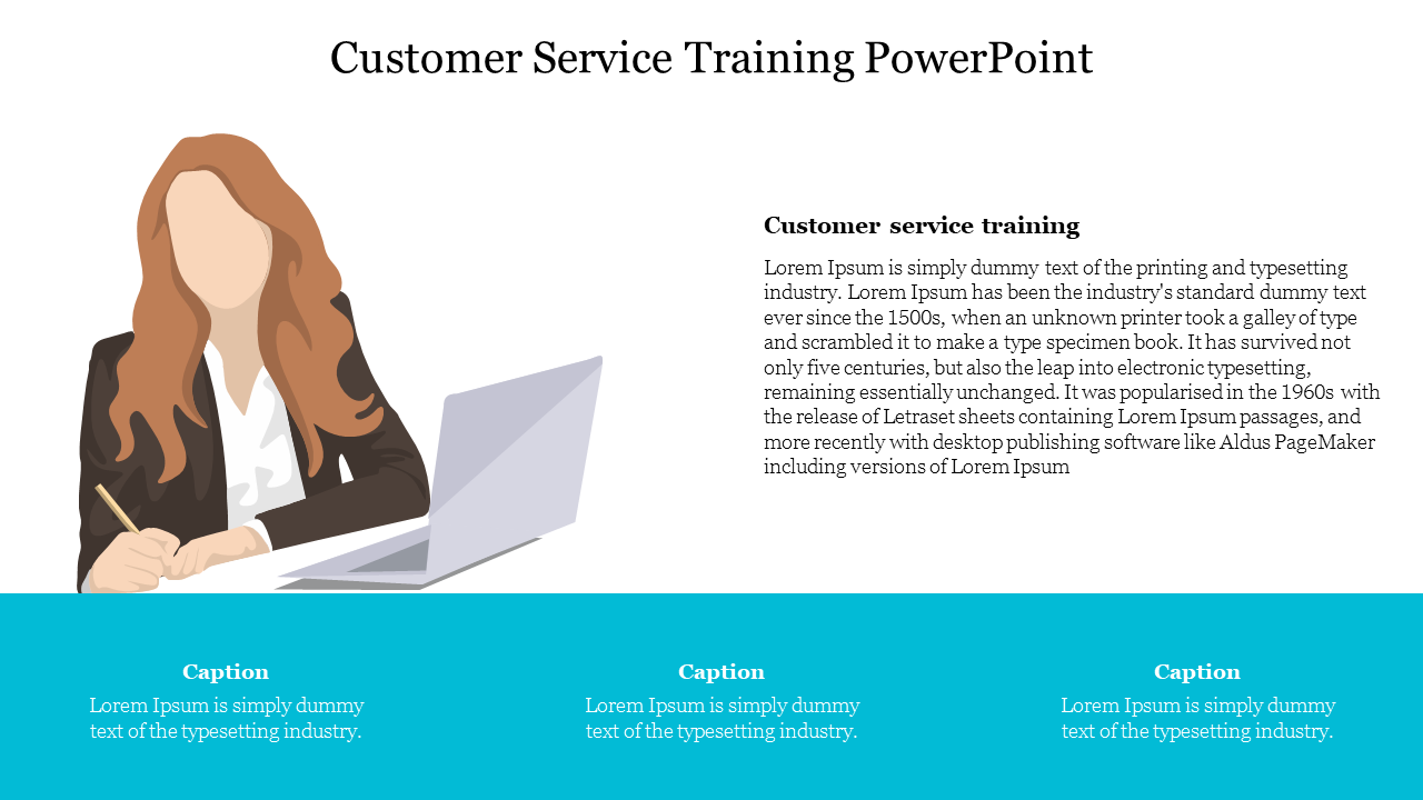 Free - Simple Customer Service Training PowerPoint
