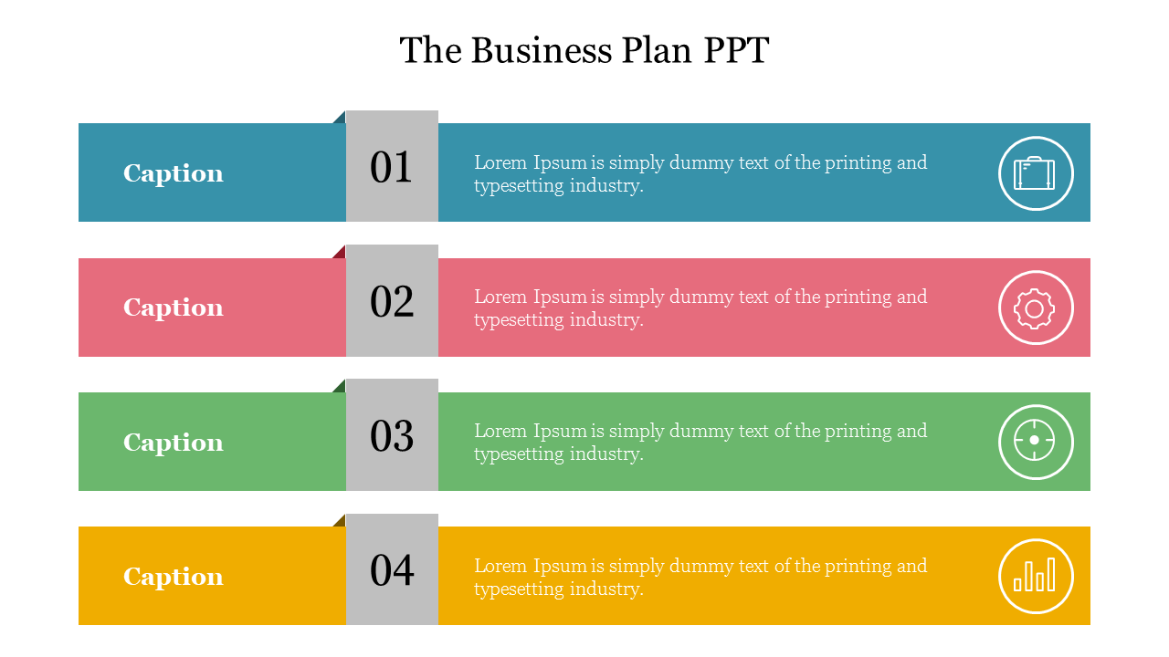 The Business Plan PPT For Presentation