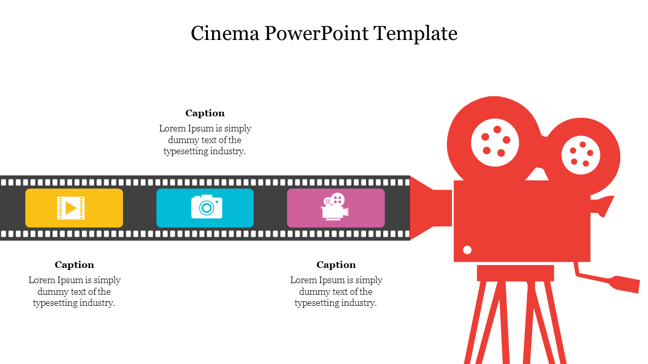 Stunning Best Cinema PowerPoint Template Presentation
