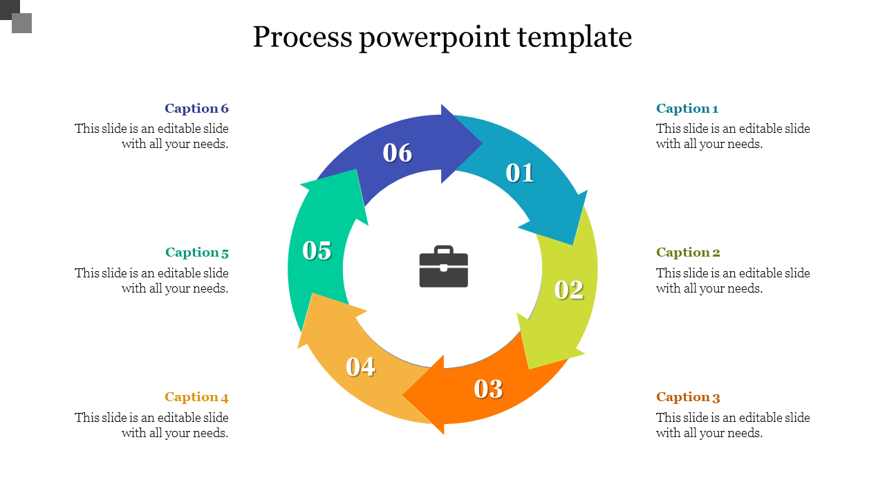 Arrow Process PowerPoint Template