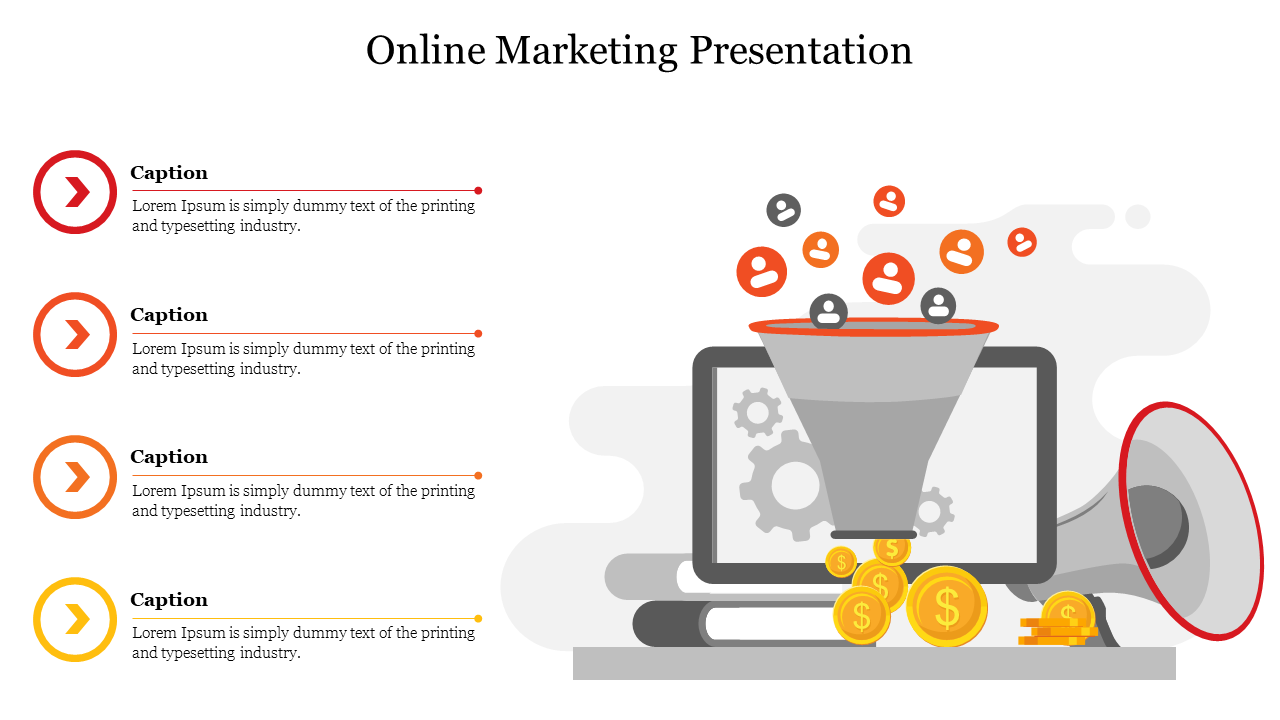 Online Marketing Presentation Slide