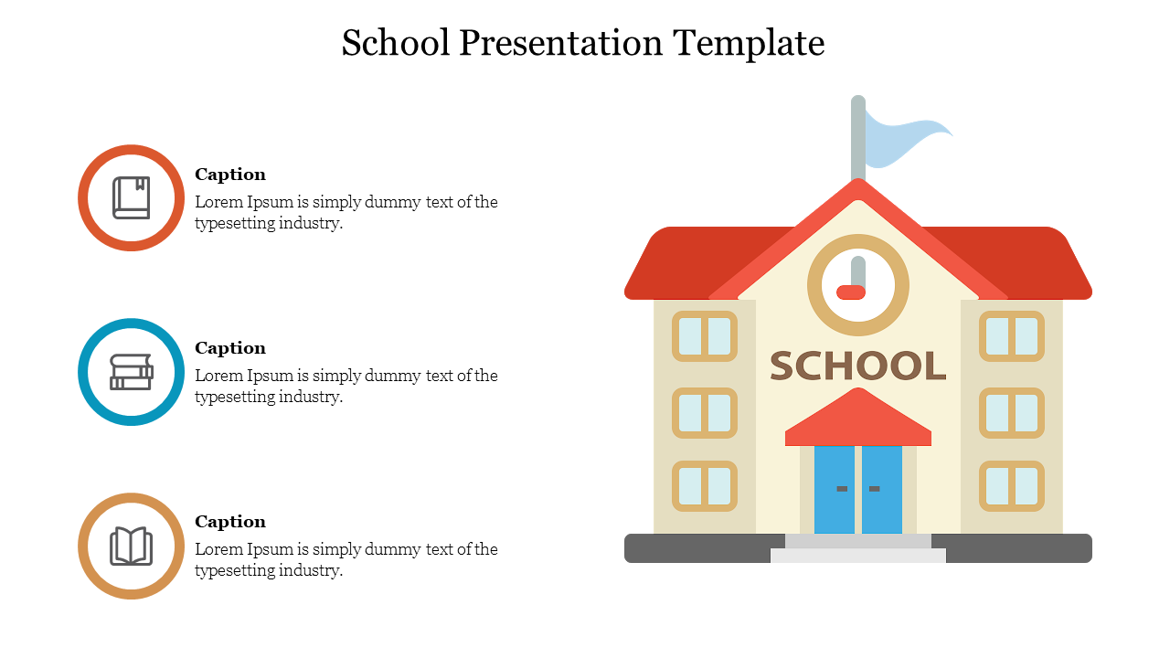 Our Predesigned School Presentation Template Slide Designs
