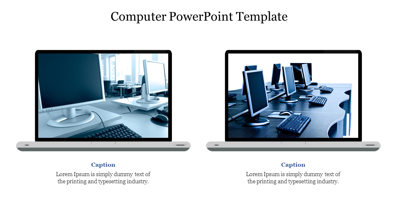 Editable Computer PowerPoint Template