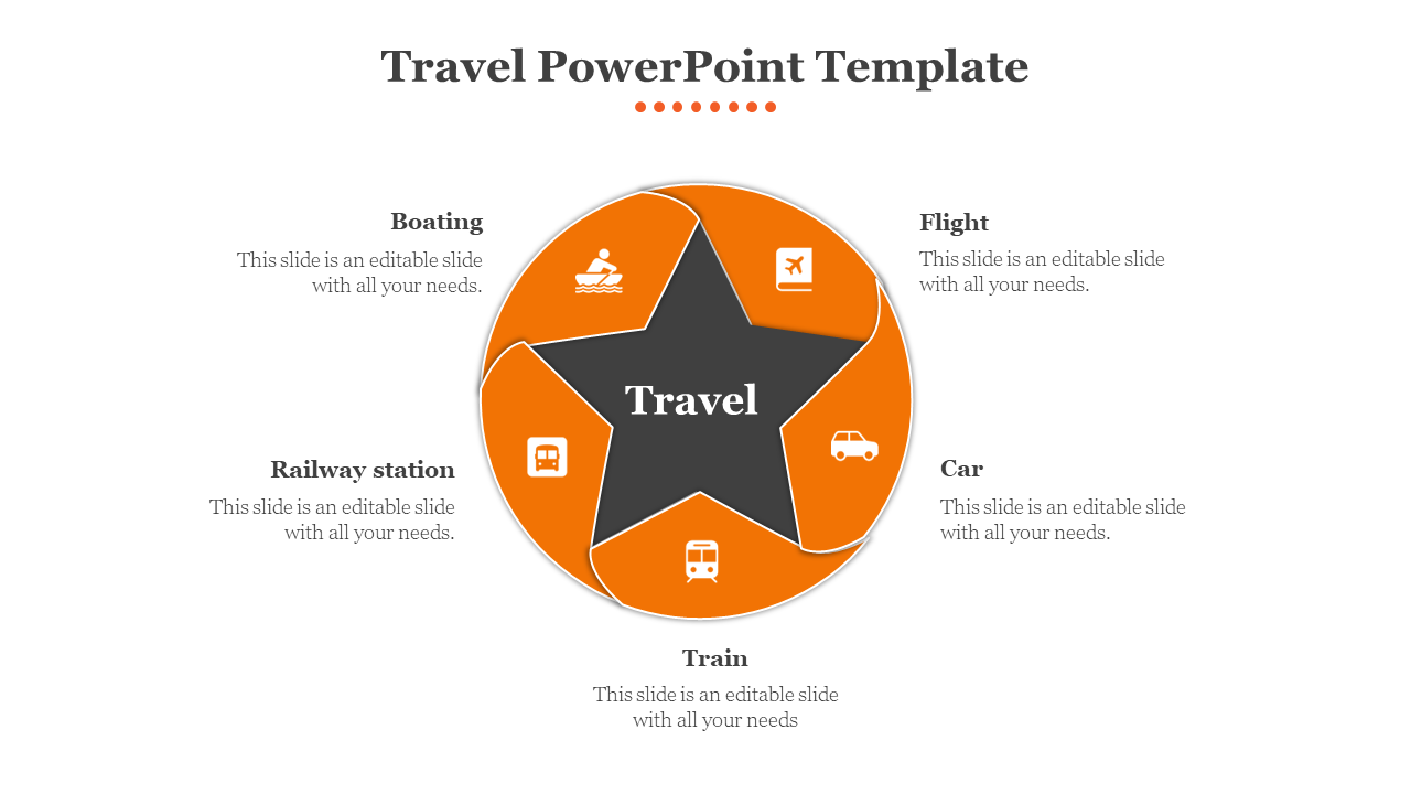 Travel PowerPoint Template-Orange