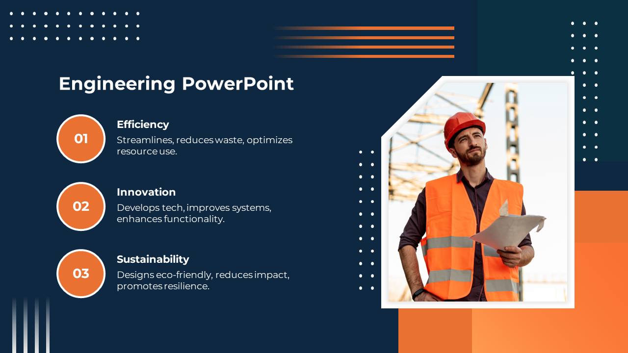 Attractive Engineering PowerPoint Template And Google Slides