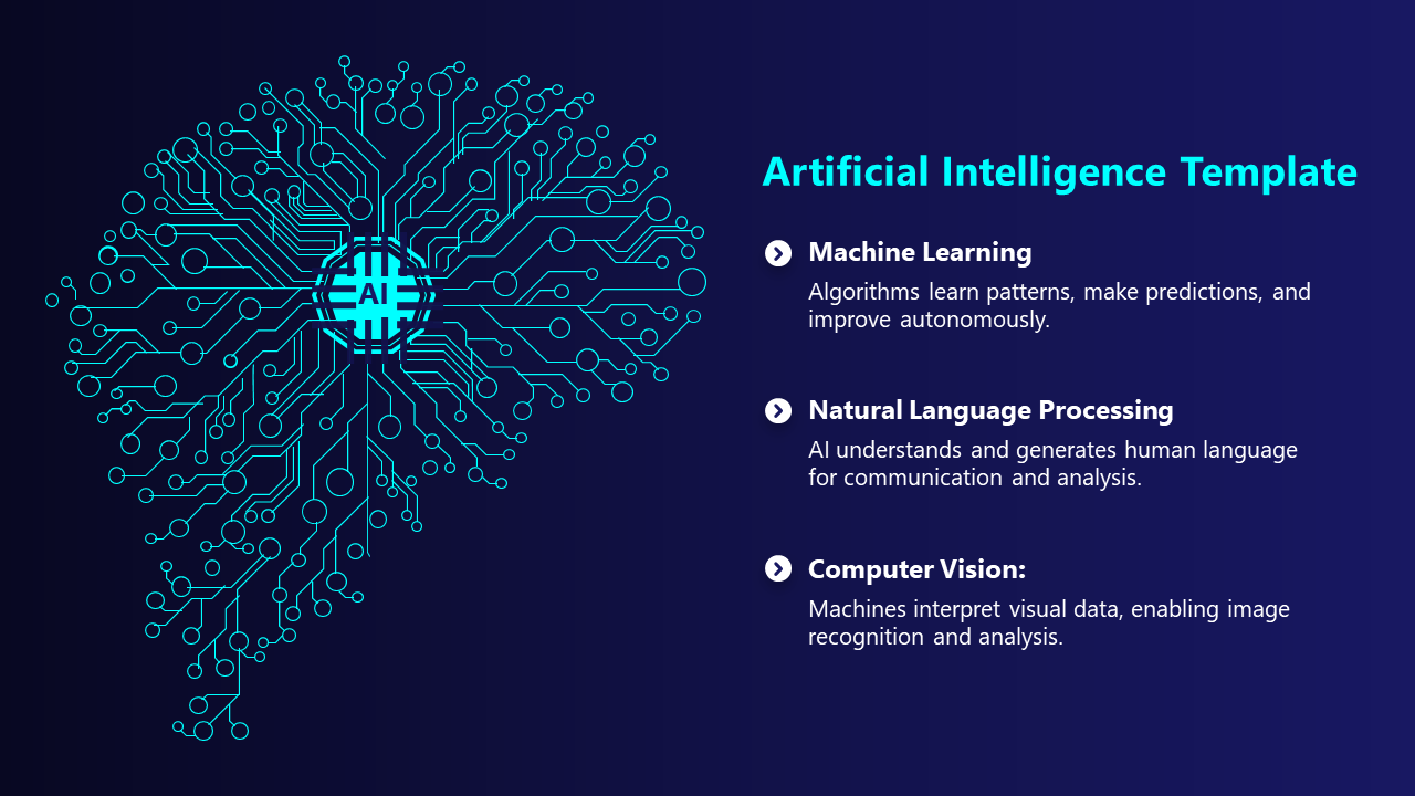 PowerPoint Template Artificial Intelligence