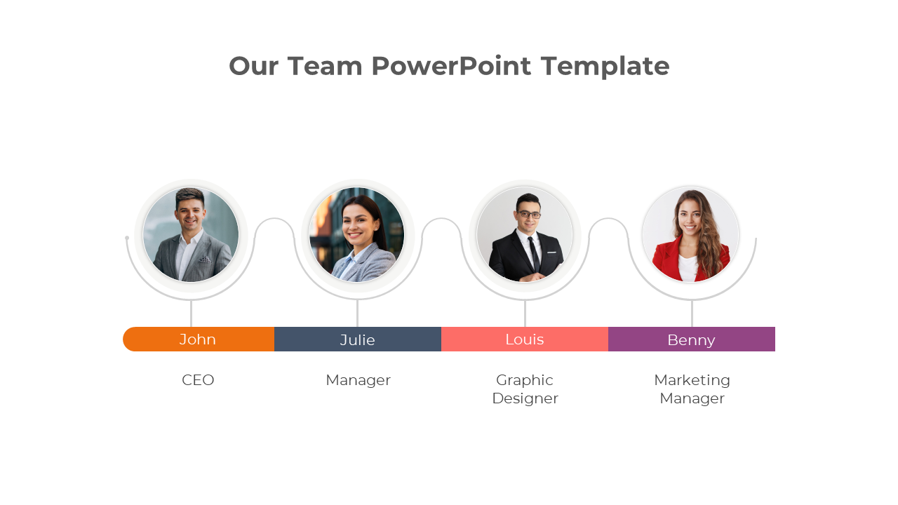 Creative Our Team PowerPoint And Google Slides Template