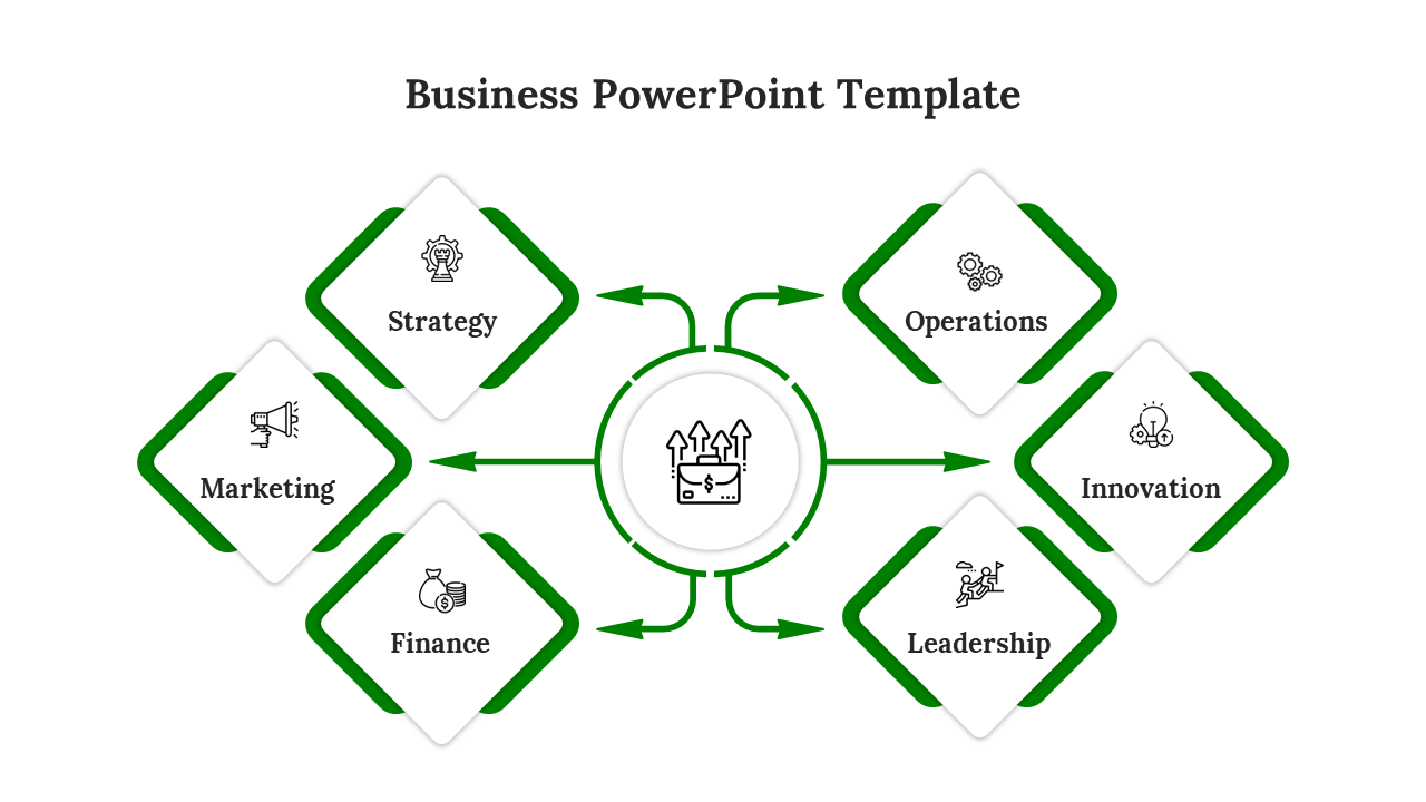 Templates PowerPoint Business-Green