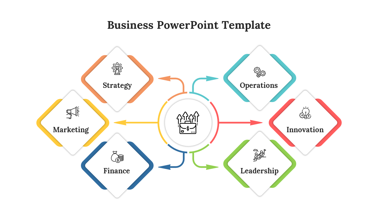 Templates PowerPoint Business-Multicolor