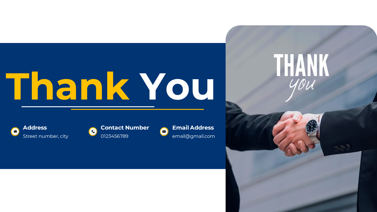 Elegant Thank You PowerPoint Templates And Google Slides 