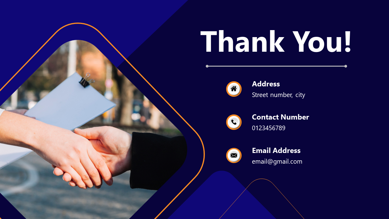 Concise Thank You PowerPoint And Google Slides Template