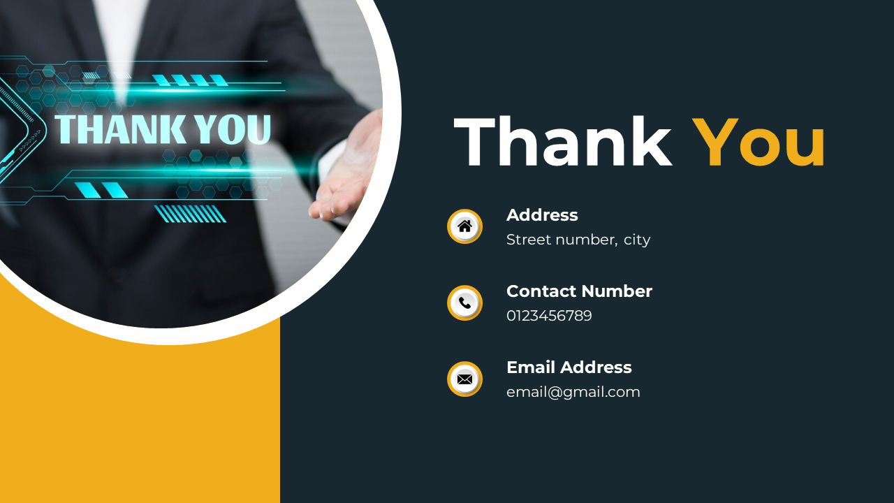 Innovate Thank You PowerPoint And Google Slides Template