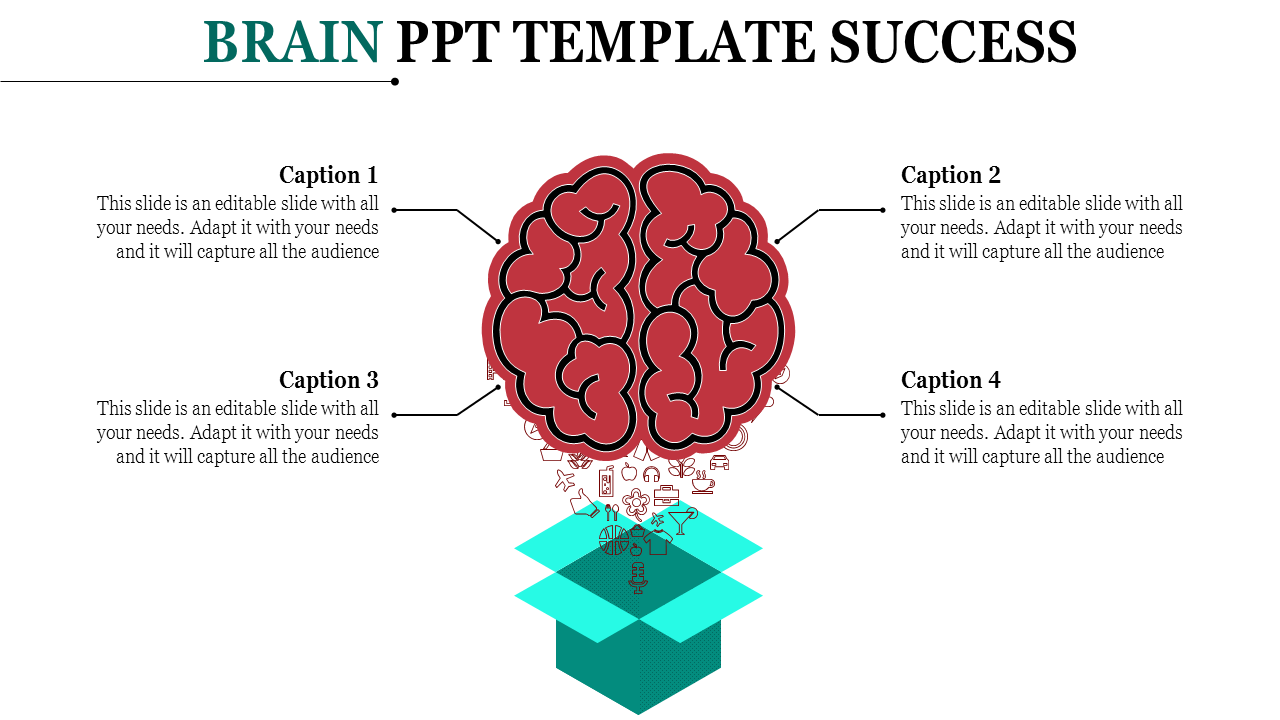 Free - Brain PowerPoint Template With Ideas Presentation