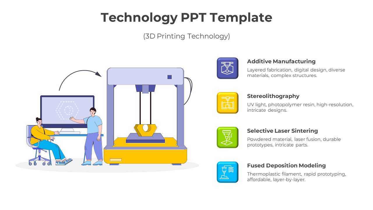 Attractive Technology PowerPoint Template And Google Slides