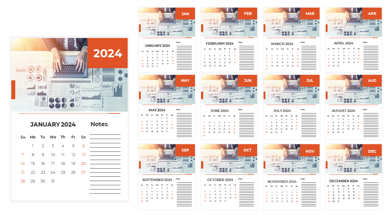 Easy To Editable Calendar PowerPoint slide template And Google Slides