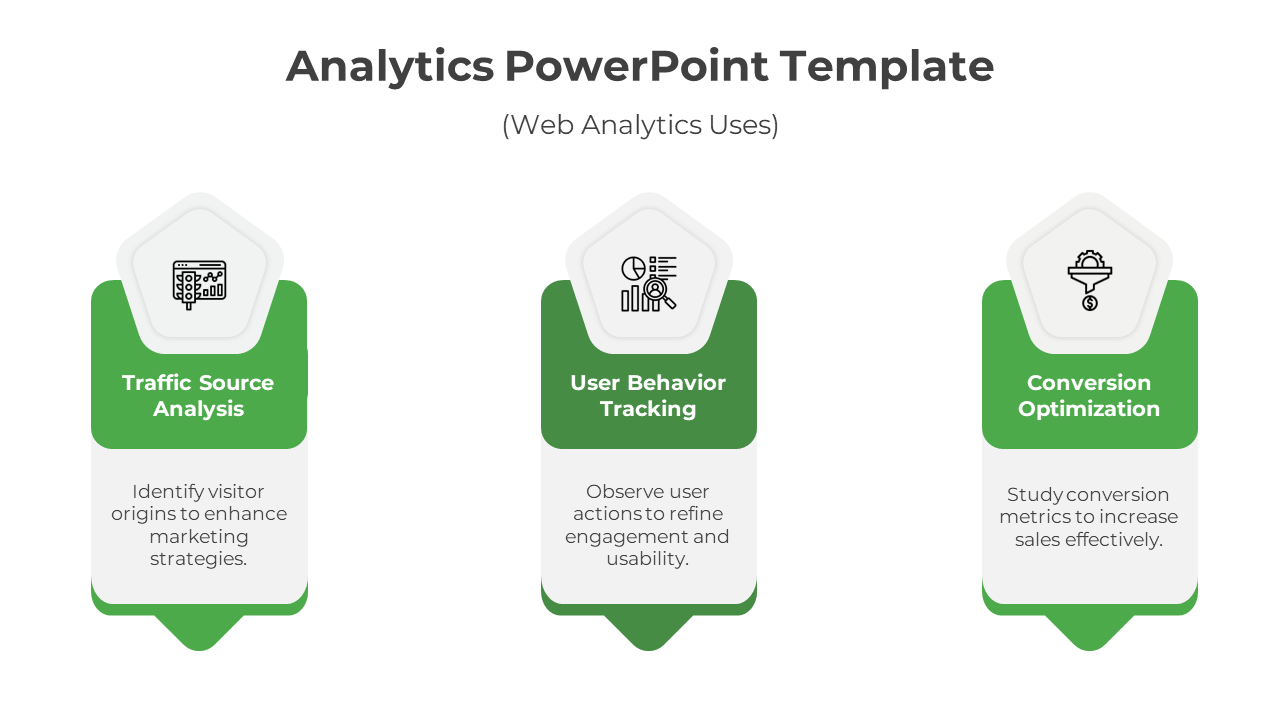 Analytics PowerPoint Template-3-Green