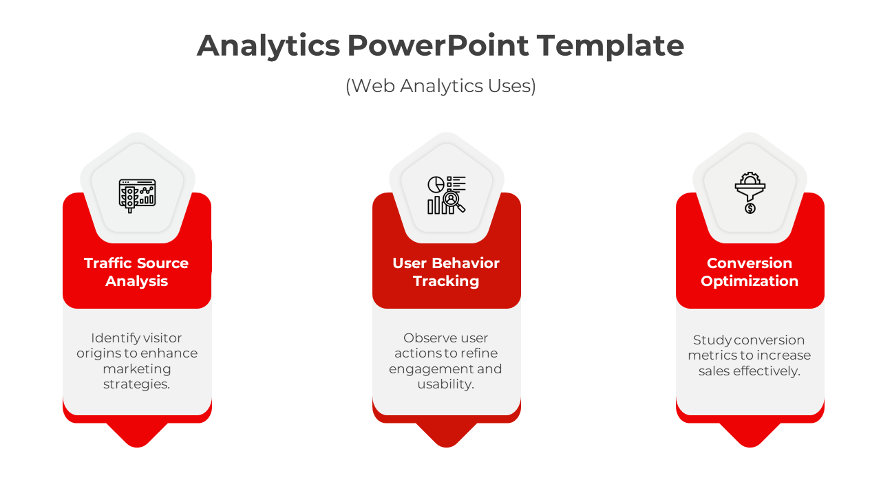Analytics PowerPoint Template-3-Red