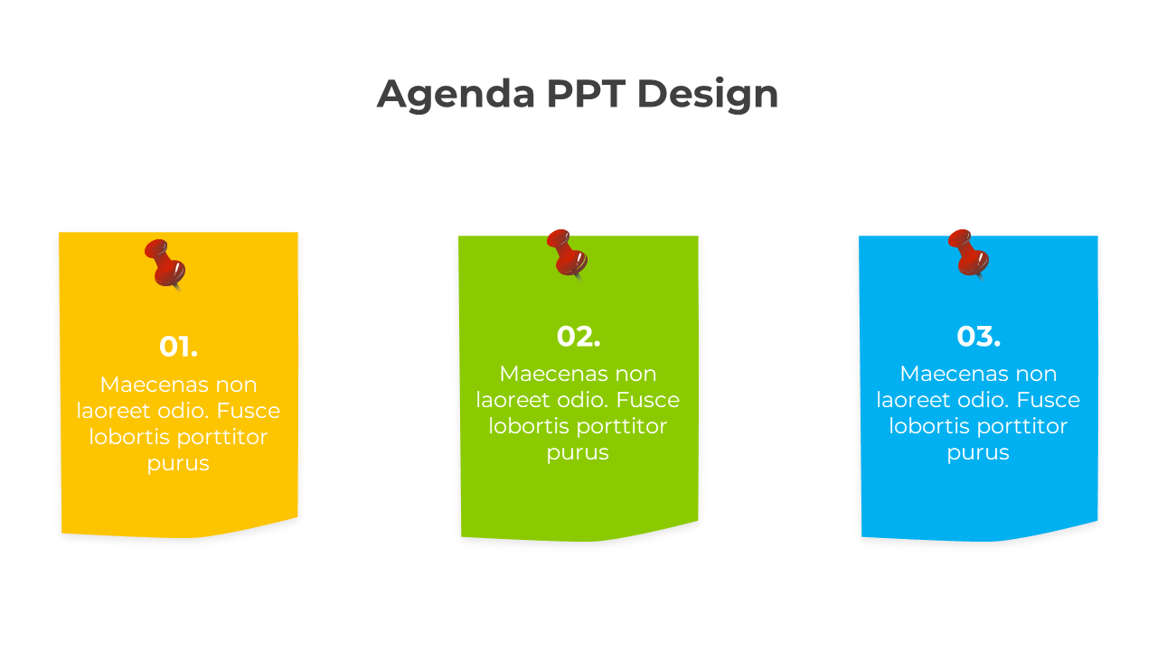 Editable Agenda Design PPT and Google Slides Template