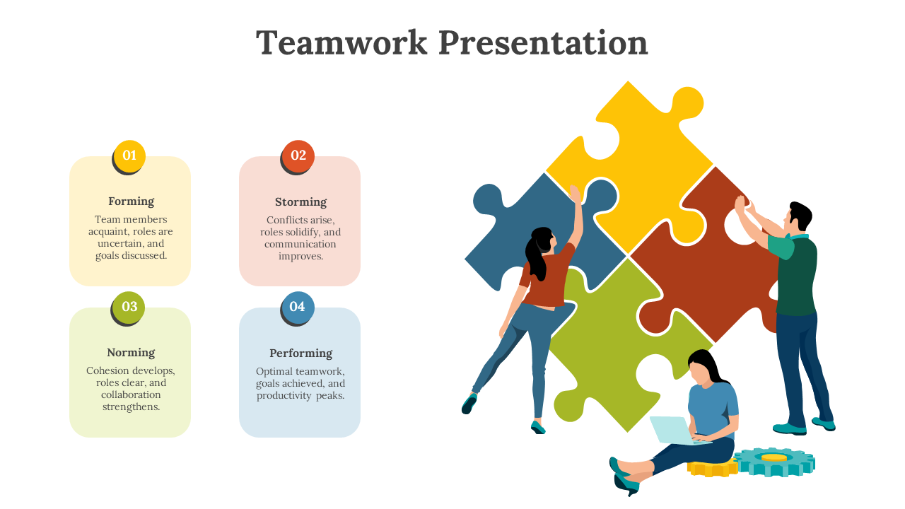Attractive Teamwork PPT Presentation And Google Slides