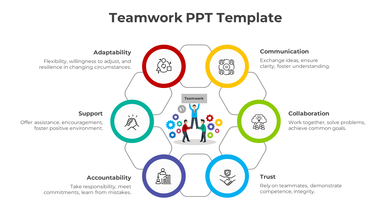 Teamwork PPT Template-Multicolor