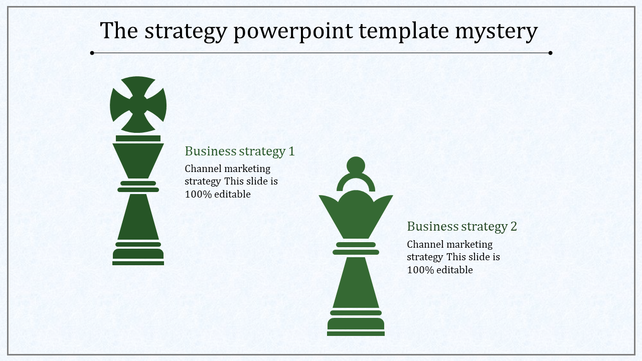 Stunning Strategy PowerPoint Template Slide Design