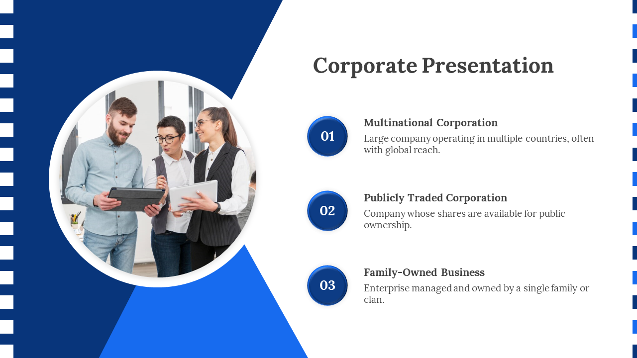 Corporate Presentation Template PPT