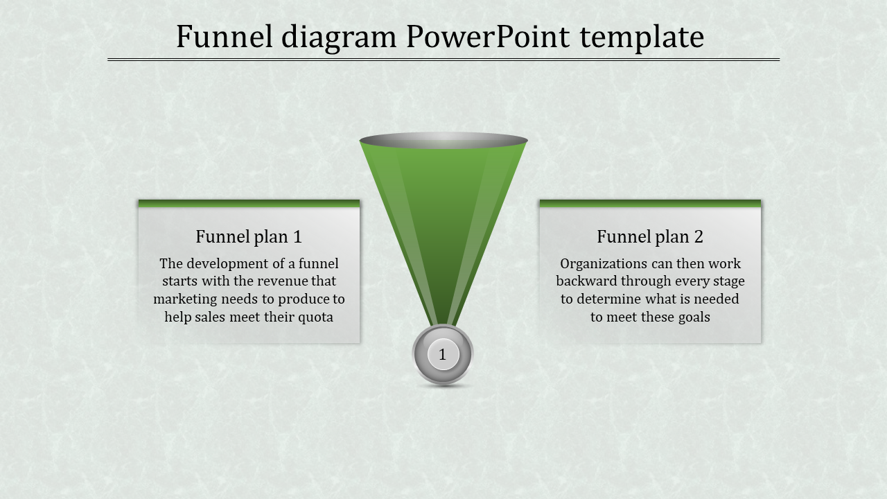 Ready To Use Funnel Diagram PowerPoint Slide Design