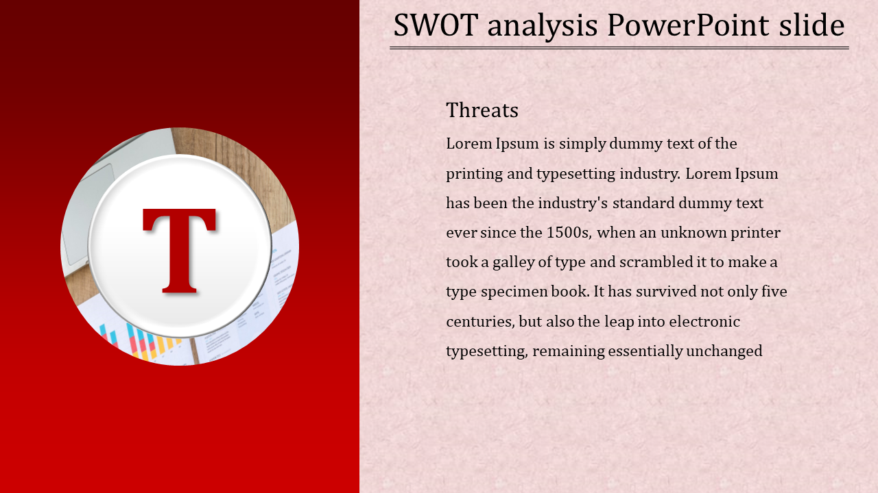 SWOT Analysis PowerPoint Slide for Strategic Planning