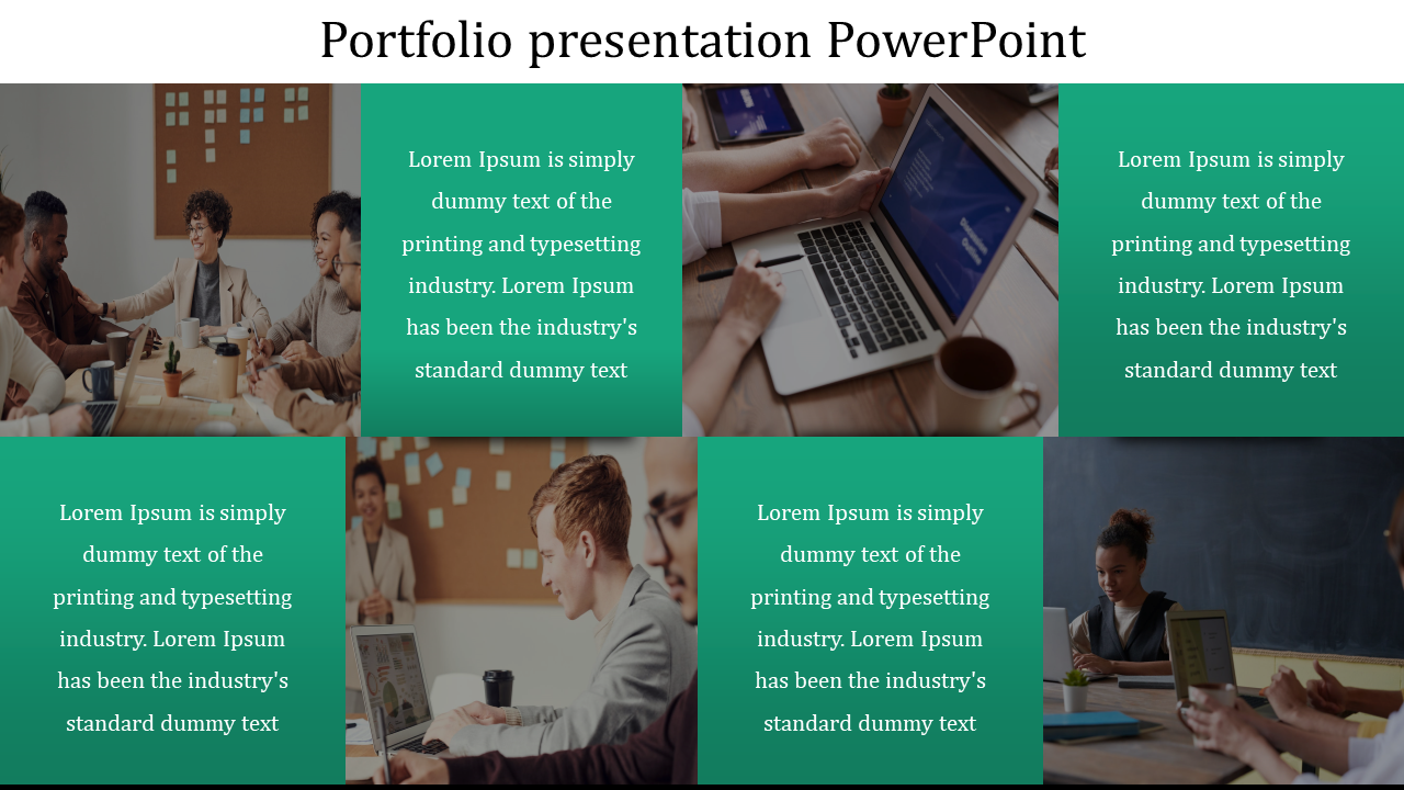 Impressive Portfolio Presentation Template and Google Slides