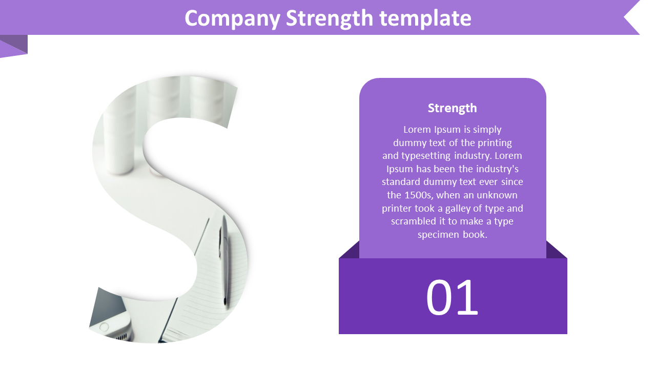 Creative Company Strength Template