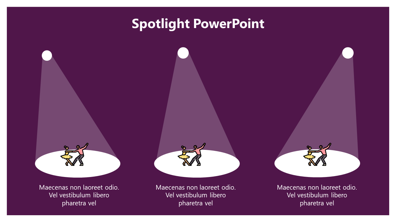 Free - Mind Blowing Spotlight PowerPoint Template And Google Slides