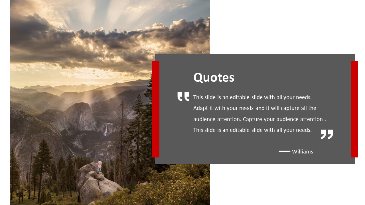 Best Creative Quotes Slide Template Impress Your Audience