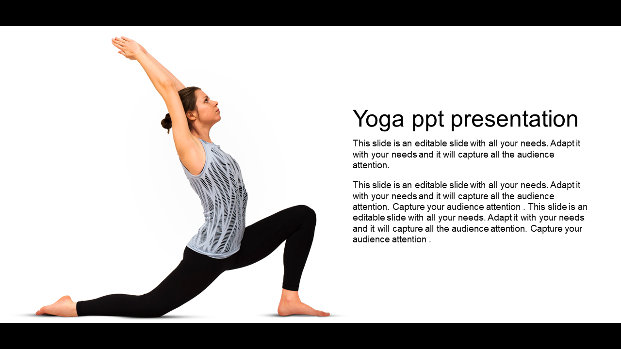 Innovative Yoga PPT Presentation Design With One Node