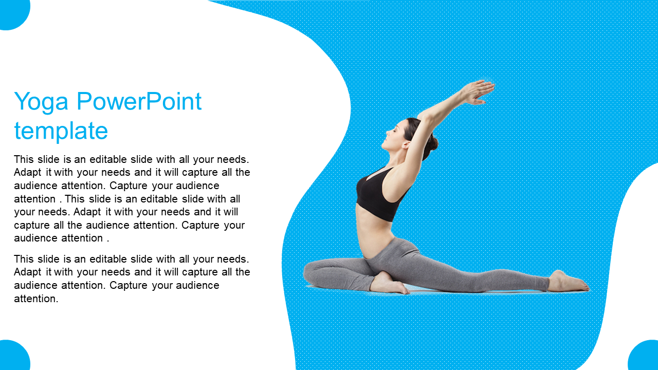 Simple Yoga PowerPoint Template Presentation Designs