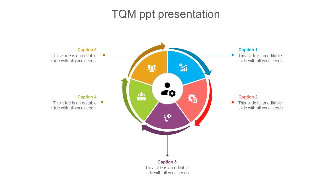 Affordable TQM PPT Presentation Slide Template Designs