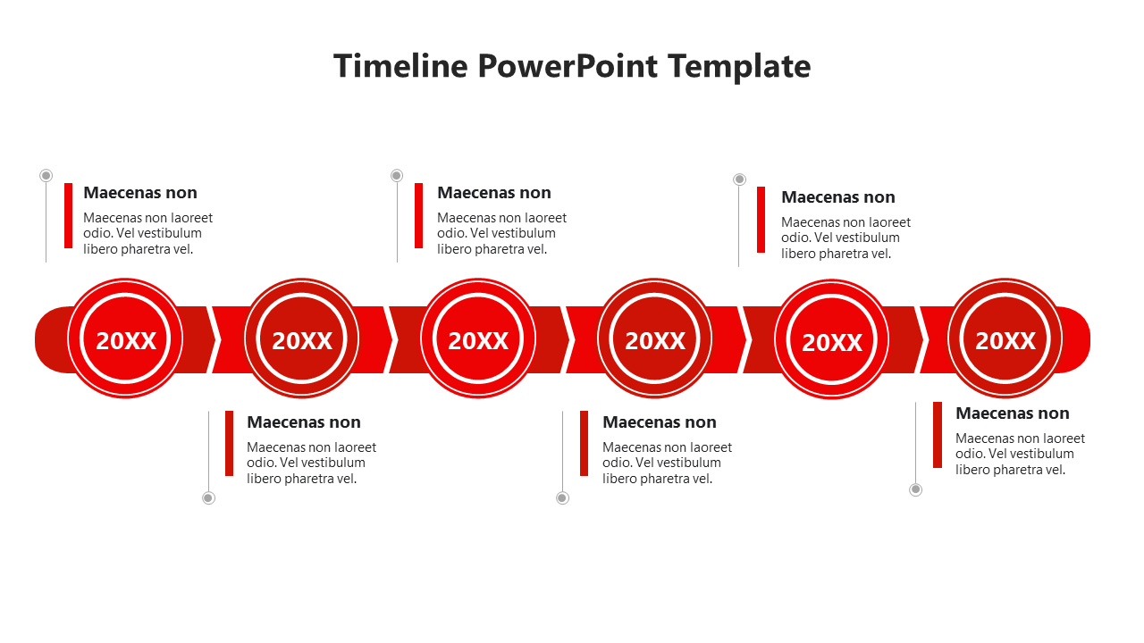 Free - Coolest Flat Timeline PowerPoint And Google Slides