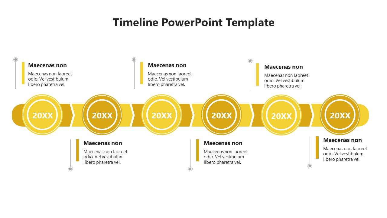 Free - Incredible Flat Timeline PowerPoint And Google Slides