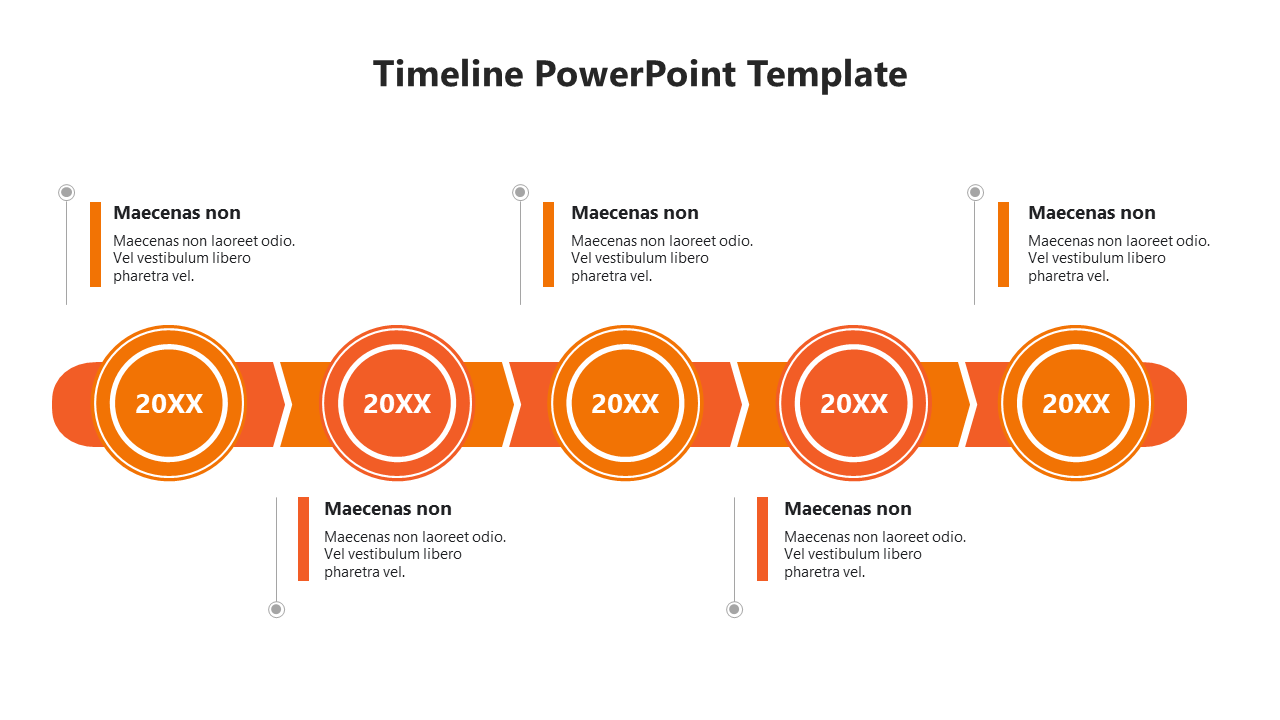 Free - Mind Blowing Flat Timeline PowerPoint And Google Slides
