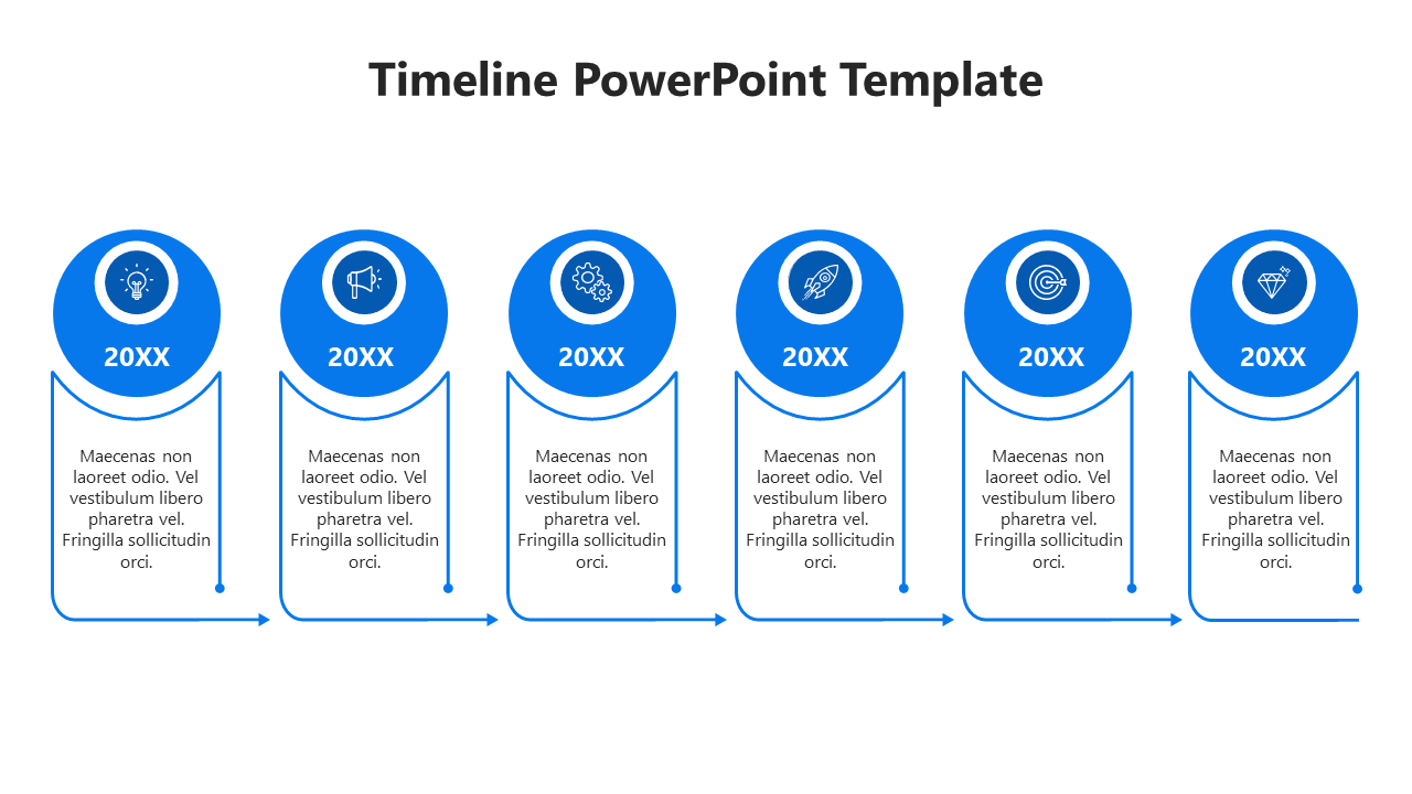 Free - Impressive Timeline Concept PowerPoint And Google Slides