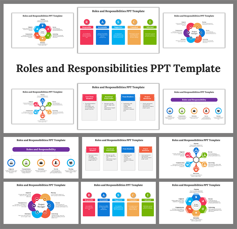 Roles and Responsibilities PPT and Google Slides Templates