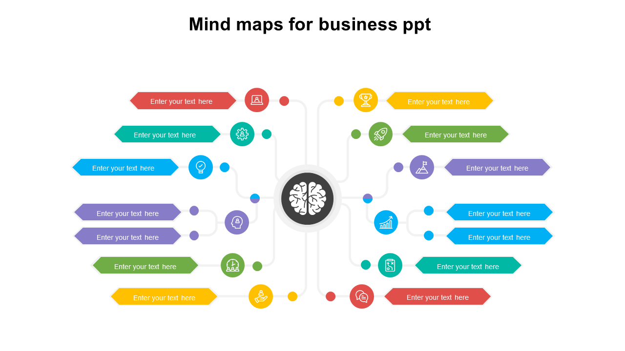 Amazing Mind Maps For Business PPT Presentation