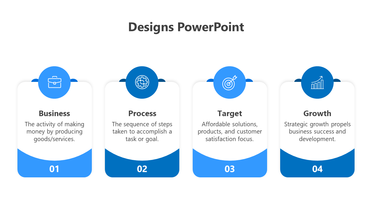 Designs PowerPoint Free-Blue