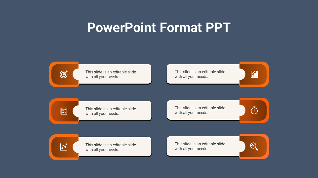 PowerPoint Format PPT-Orange