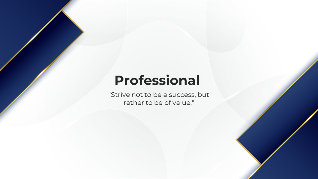 Professional Background PPT And Google Slides Template