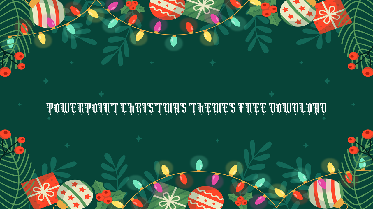 Christmas Powerpoint Themes Free Download