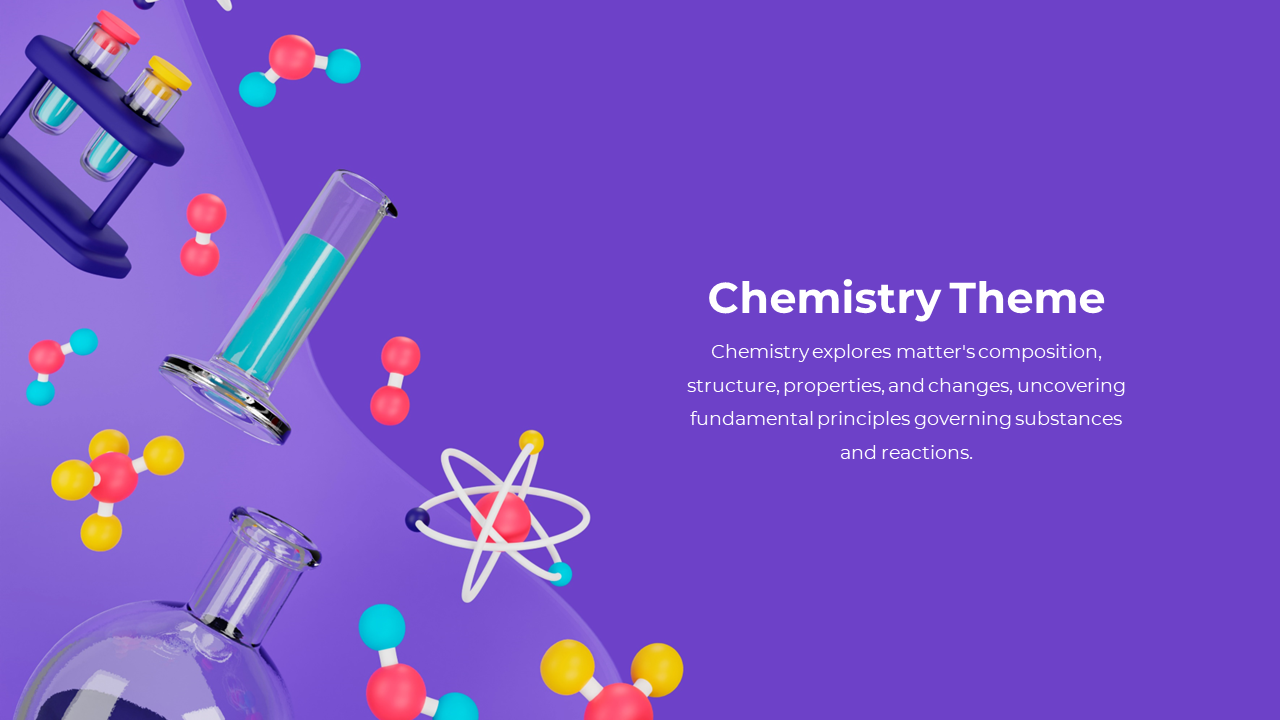 Chemistry Theme PowerPoint Template