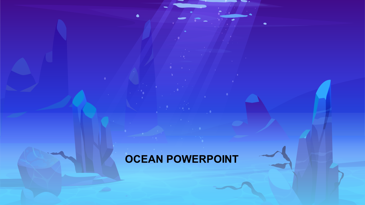 Best Ocean PowerPoint Presentation Background Template