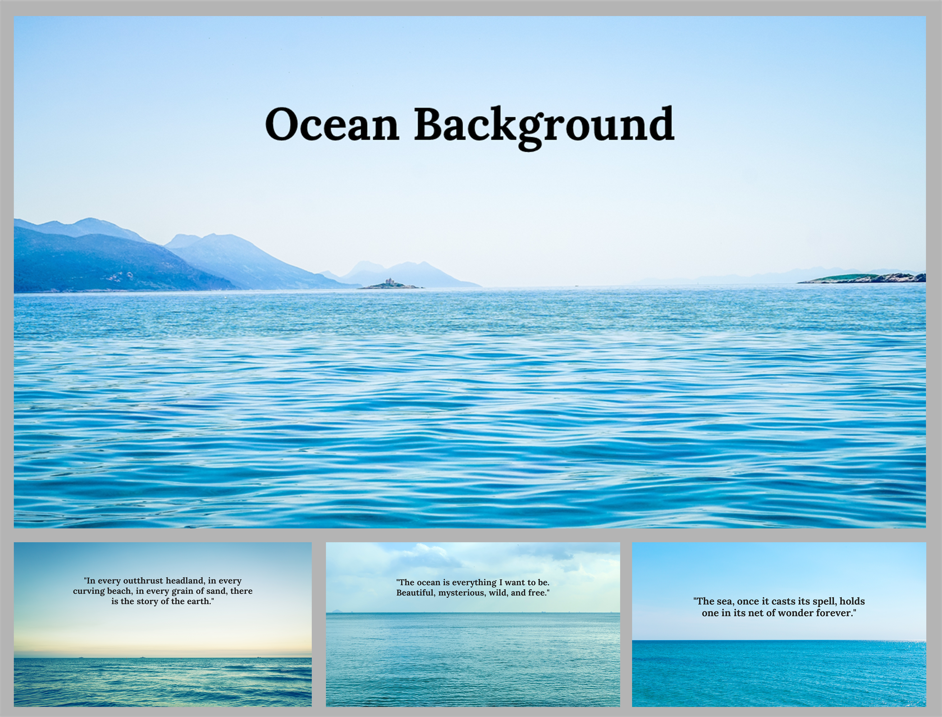 Use This Ocean Background PPT And Google Slides Templates