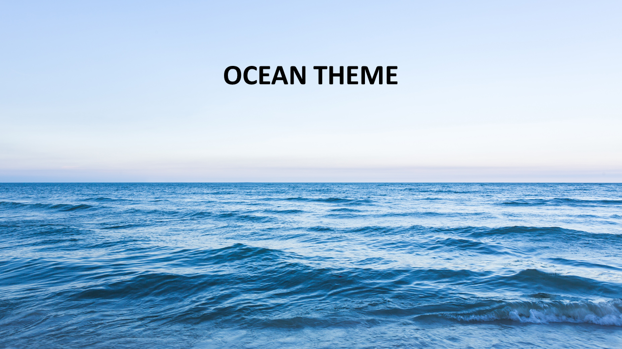 Ocean Theme PowerPoint Presentation and Google Slides